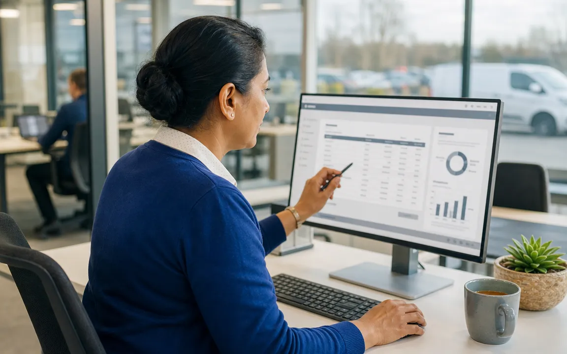 Customer Ledger scene