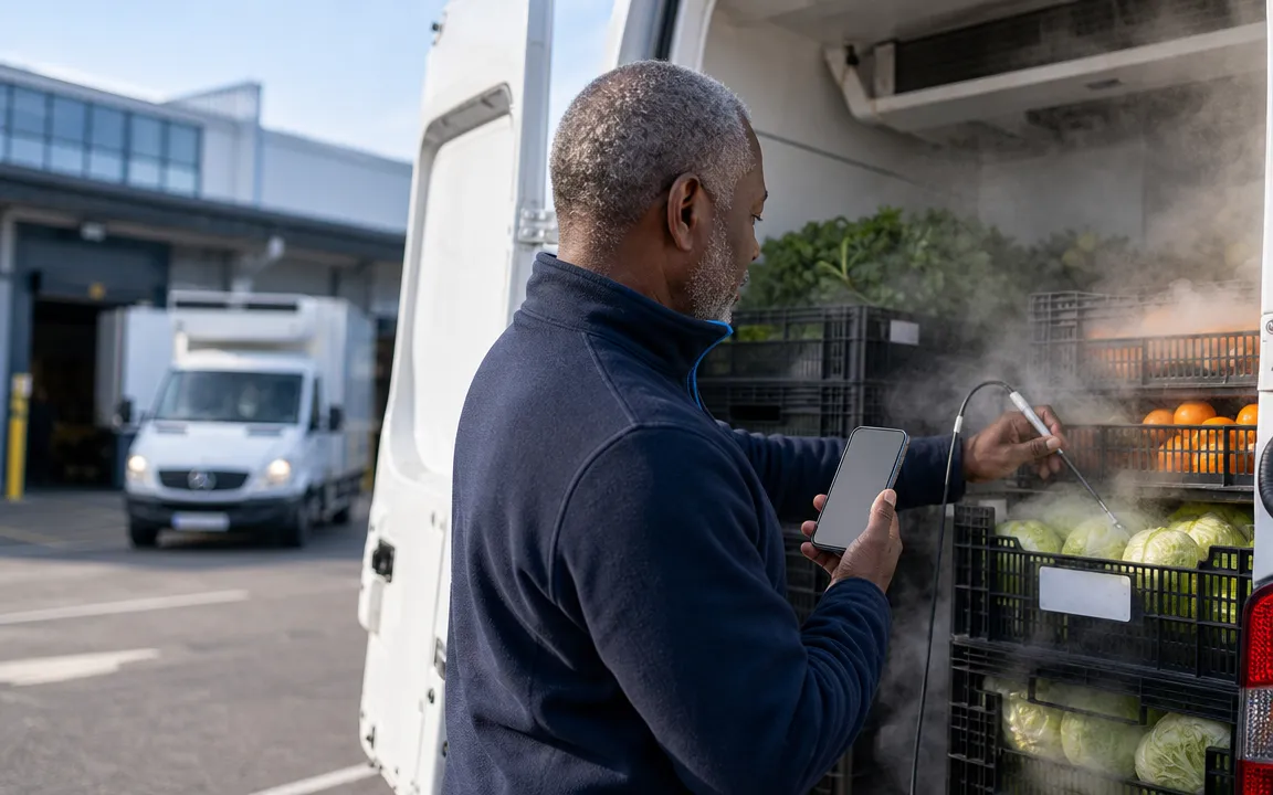 Cold-chain scene