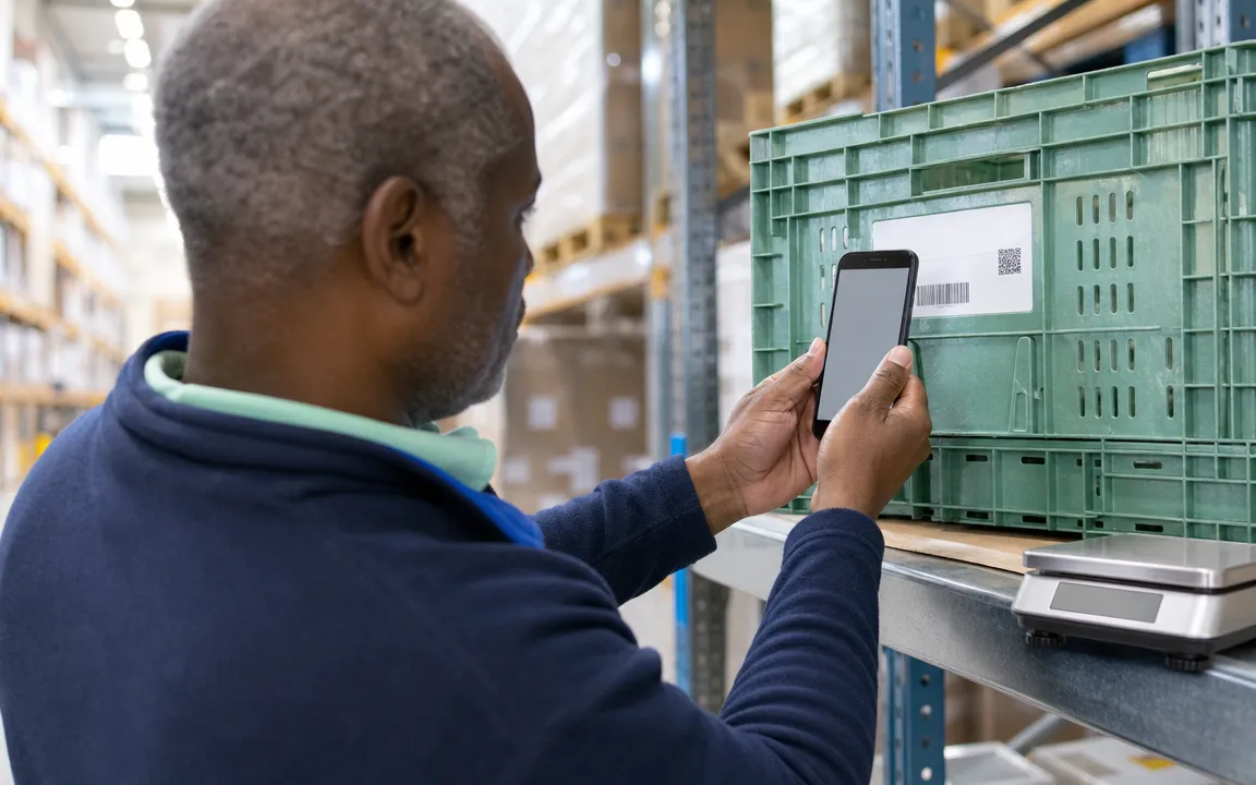 Warehouse scene