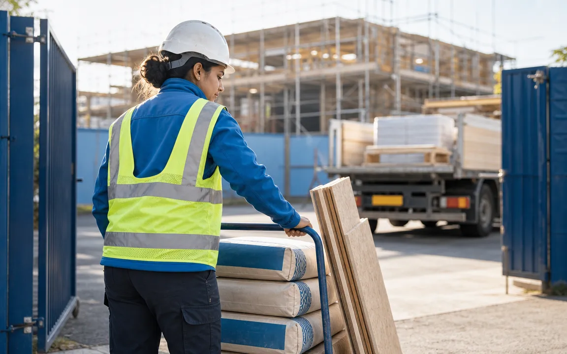 Site delivery scene