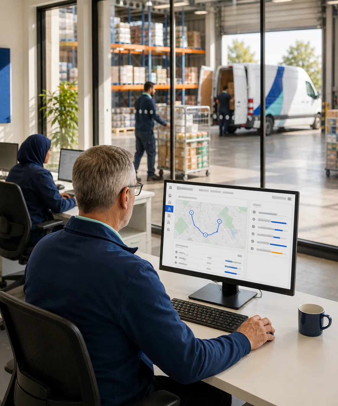 RouteMagic platform — office, warehouse, driver, customer-facing and counter apps on one connected suite.