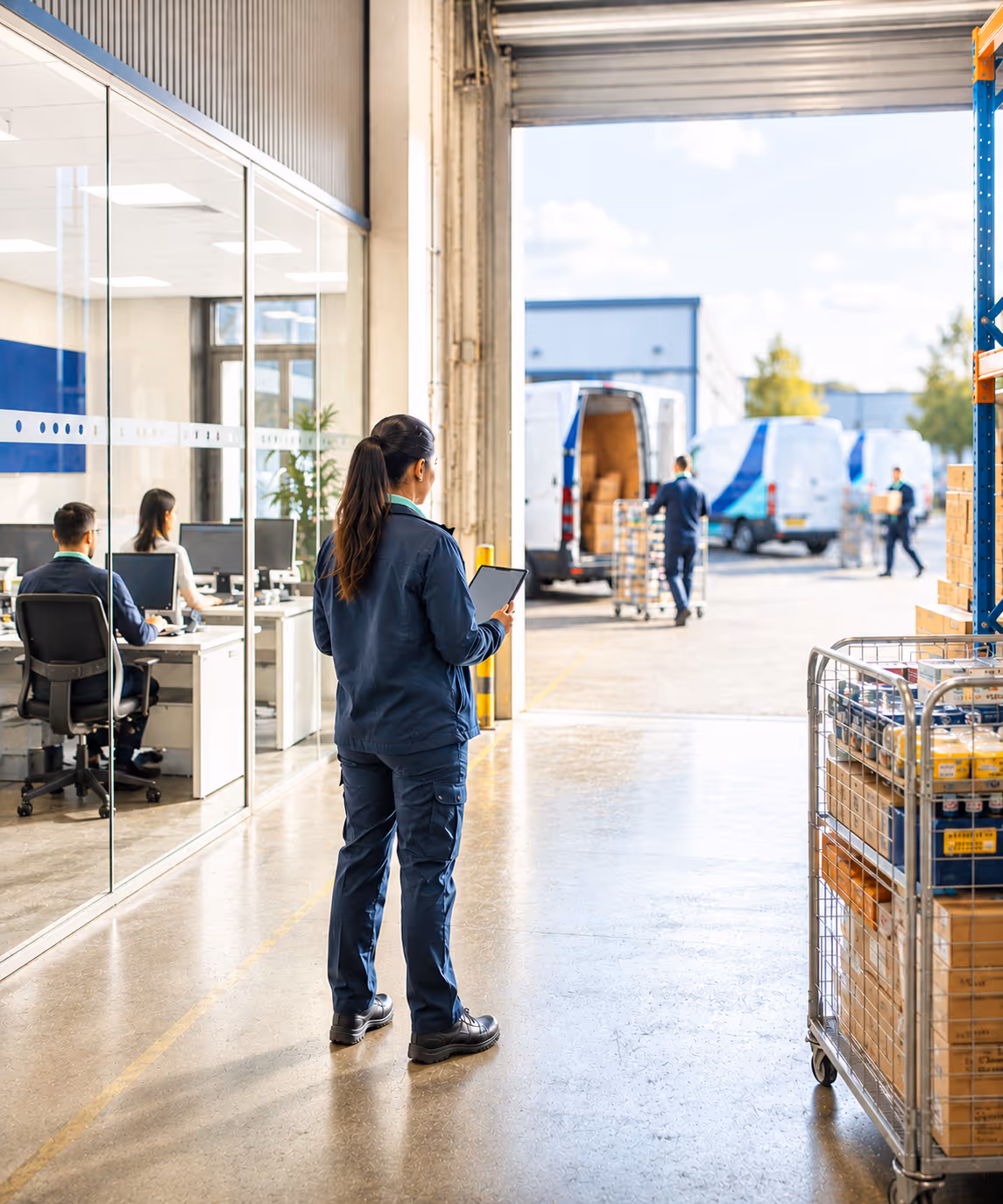 RouteMagic platform — office, warehouse, driver, customer-facing and counter apps on one connected suite.