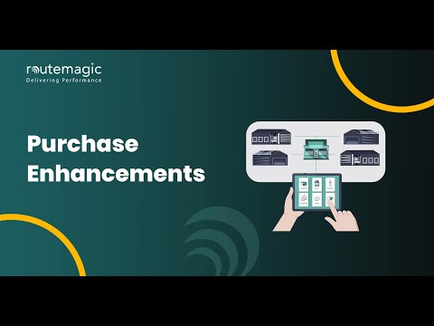 Purchase Enhancements: Purchase enhancements tutorial thumbnail featuring procurement optimization and supplier management tools