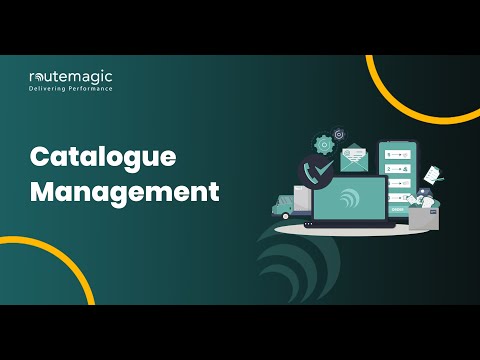 Catalogue Management: Catalogue management tutorial thumbnail featuring product catalog interface and inventory organization tools